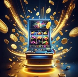 Gambaran teknologi digital canggih dalam platform hiburan interaktif